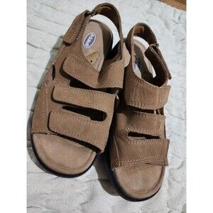 Dr. Scholl’s Womens Strap Slingback Shoes Open Toe Sandals Brown Size 7